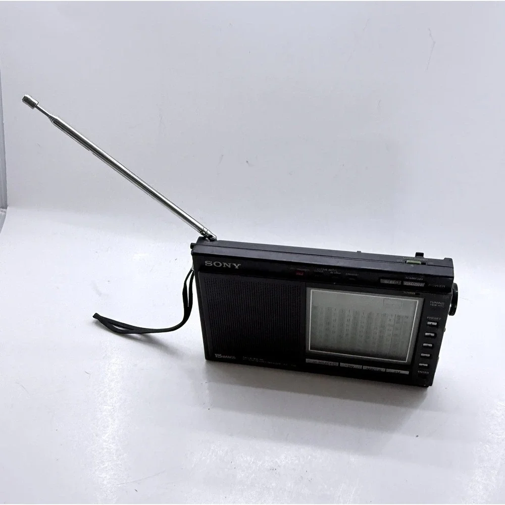 Sony ICF-7700 World Band Shortwave Radio PLL Receiver 15 Band Working- Read